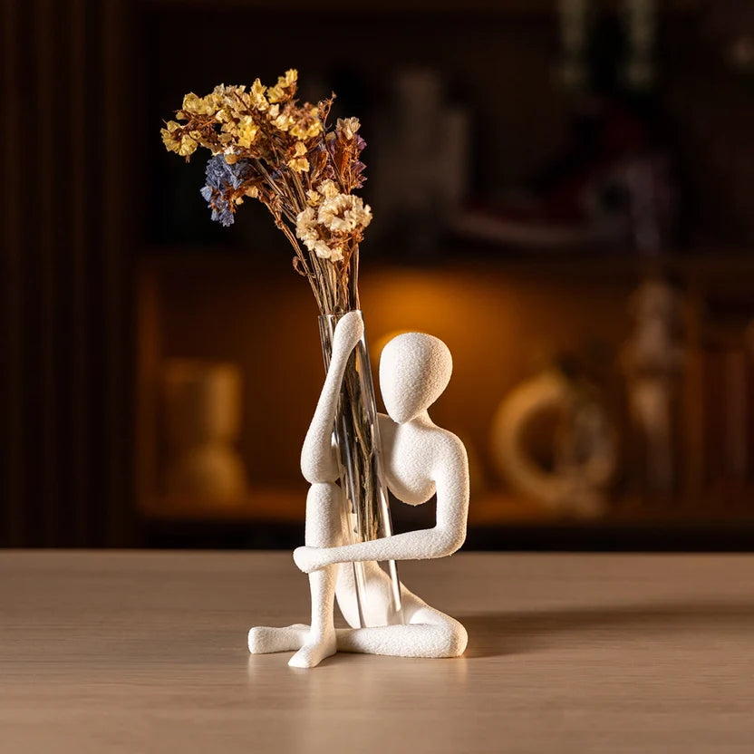 Hug & Heart Sculpture Combo