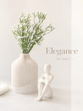 🏺 Minimal Modern Vase & 🤍 Still Hug Sculpt Combo (Pack of 2)